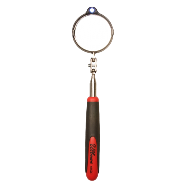 Inspection spejl med LED Str Medium