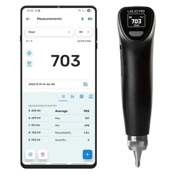 NOVOTEST LAB UCI PRO (HV1) Wireless hardness Tester