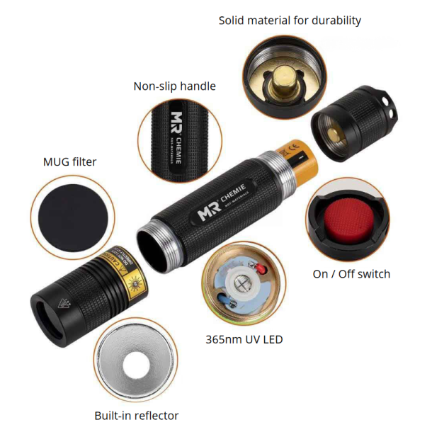 MR 96 E UV Lamp 365nm certificate included 
