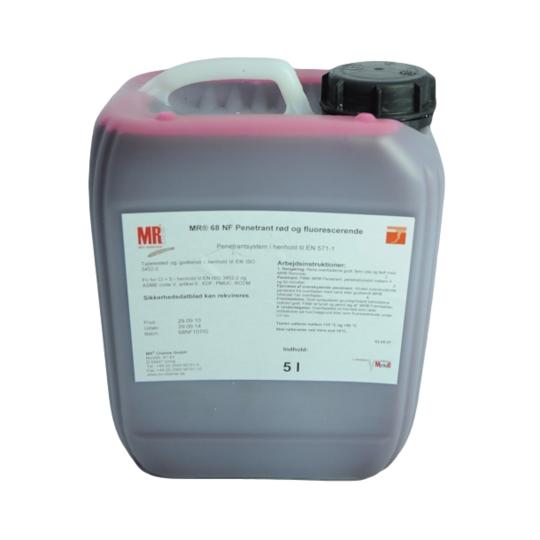 MR 68 NF Penetrant red and fluorescent (5L)