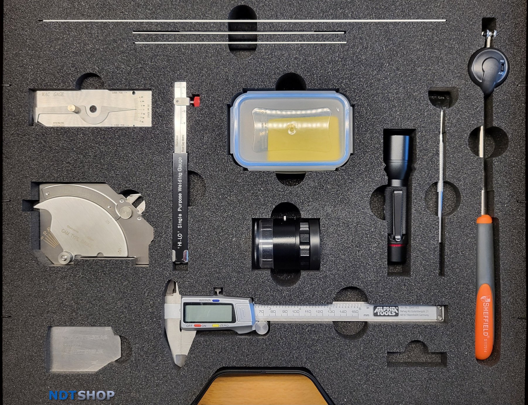 Extended weld inspection kit Weld Measuring Gauges
