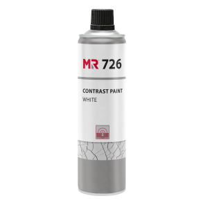 MR 726 Hvid kontrast maling (Lugtsvag) (12x500ml spraydser)