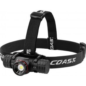 Coast XPH34R genopladelig pandelygte, 2000 lumen